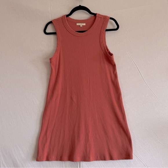 Z Supply Dresses & Skirts - Z Supply Carolina Rib Mini Dress Mineral Red Sleeveless Tank Size Medium